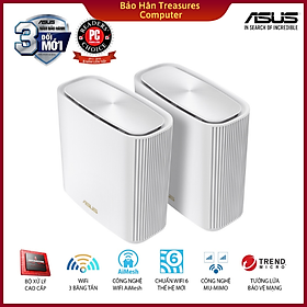 Hệ Thống MESH WI-FI 6 ASUS XT8 (W-2-PK) ZenWiFi Chuẩn AX6600 3 Băng Tần- Hàng Chính Hãng