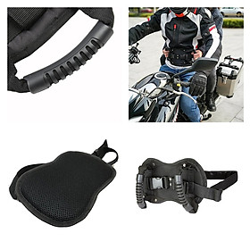 2x Motorcycle Safety Belt Motocross ATV Passenger Grip Grab Handle Non-slip