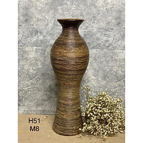 Mua Bình hoa dáng cao cắm tuyết mai  cắm đào  mai trang trí Tết gốm Minh An Bát Tràng cao 51cm