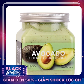 Tẩy Tế Bào Chết Toàn Thân Dưỡng Ẩm Và Sáng Mịn Da Hương Bơ Scentio Avocado 350ml