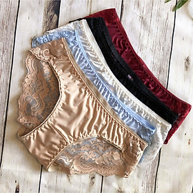 Set 5 quần lót nữ ren mông mềm mại thoáng mát Lingerie