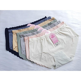 Quần Lót Nữ - 5 Quần Su Sọc Đứng Trơn Cắt Viền - giao màu ngẫu nhiên