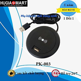 Mua Sạc không dây - Bộ sạc usb và không dây tích hợp trên mặt bàn có lỗ luồn dây
