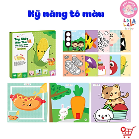 Bộ Đồ Chơi Giấy Thủ Công Lalala Baby Đa Kỹ Năng Cắt Dán - Tô Màu - Gấp Giấy Tay Khéo Não Tinh (Không bao gồm kéo + bút màu)