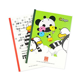 Vở kẻ ngang 200 trang Study Oringa 1437(5 quyển) [NEW 2020] - Giao màu ngẫu nhiên