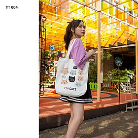 Túi Tote I Love Cats