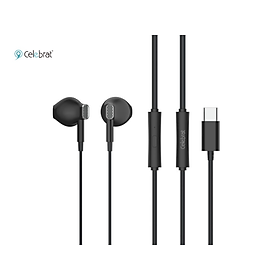 Tai nghe nhét tai có dây cổng Type-C Celebrat D12 - Hàng chính hãng