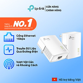 Bộ Chuyển Đổi Internet TP-Link TL-PA7017 KIT Qua Đường Dây Điện Giagbit AV 1000Mbps - Hàng Chính Hãng