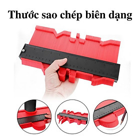 Mua Thước sao chép hình dạng dài 25cm x rộng 13cm  thước đa năng copy biên dạng ốp gạch xây dựng thi công nội thất