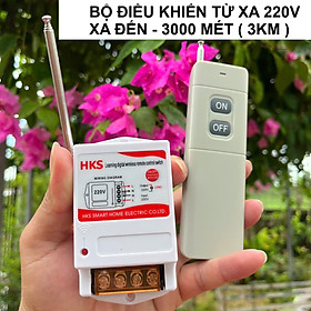 Mua Bộ Điều Khiển Từ Xa 220V Cho Máy Bơm  Đèn – Tầm Xa 1–5KM  Chịu Tải 40A 3000W Loại Xịn