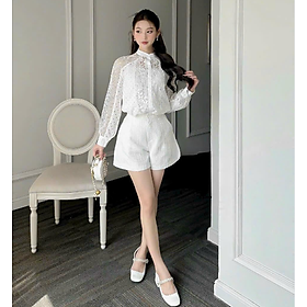 Set Ren Thiết Kế MAY TT25 Chất Liệu Ren Sợi Cao Cấp - Set Đồ Bộ Thiết Kế Trẻ Trung Chuẩn MAY