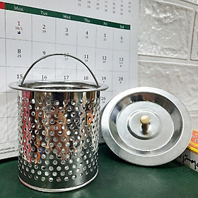 Mua Bộ giỏ lưới và nắp chặn rác bằng inox (GVN02)