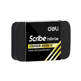 Bộ 3 Tẩy Đen Chữ Nhật To Deli H00610