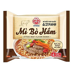 Combo 5 gói Mì Bò hầm Ottogi 120gr