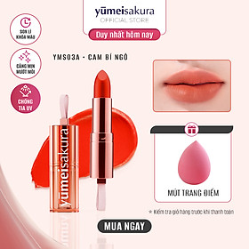 Son Thỏi Lì Mịn Chotto Matte Yumeisakura Cam Bí Ngô Pumpkin Orange Lipstick YMS03A 3.5g