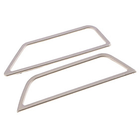 2x Stainless Steel Air Outlet Vent Trim Cover Fit For Toyota Camry Anti-Corrosion