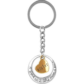 Key Ring Heart Keychain Chain