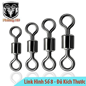 Hình ảnh Khóa Link Số 8 Mà Ní Buộc Dây Câu Đài 30 Chiếc Khóa Link Câu Cá PK2 đồ câu FISHING_HD