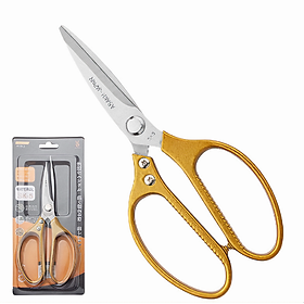 Kéo nhật KGSK5 nội địa siêu sắc, cắt gà, cắt vịt, thịt các loại đa năng, dễ tiện lợi inox304 - Hàng chính hãng - Vàng