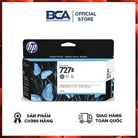 Mua Mực in HP DesignJet 727 Gray Ink Cartridge (3WX15A) 130ml (Thay cho mực B3P24A) dùng cho các dòng máy T920PS/T1500/T3500/T930/T1530- Hàng chính hãng