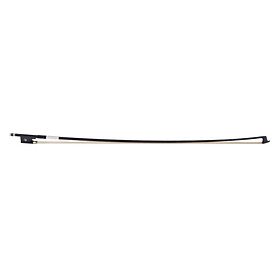 1/4 Black Carbon Fiber Violin Bow Horsehair Bow Violin Bow Accessories