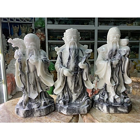 Mua Bộ Tam Đa (Phúc Lộc Thọ) Đá Đúc - cao 30cm