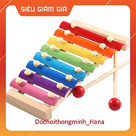 Đàn Xylophone 8 Thanh HCM Âm thanh hay,màu sắc đẹp, bé làm quen với âm nhạc.