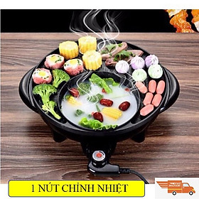 Mua Bếp Lẩu Nướng Bếp Điện Đa Năng 2 Nút Chỉnh Nhiệt Độc Lập Sử Dụng Thuận Tiện Dễ Dàng  Tiết Kiệm Không Gian Xào Rán Nấu