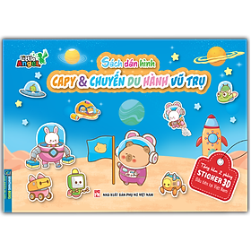 Sách Dán Hình (Tặng Kèm 2 Phòng Sticker 3D) - CAPY