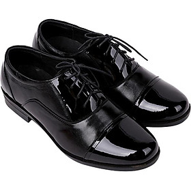 Giày Tây Nam Huy Hoàng HT7116 - Đen