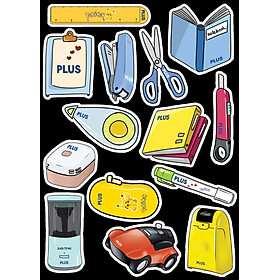 (QUÀ KO BÁN) Quà tặng miếng dán trang trí Plus