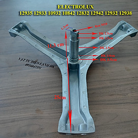 Mua Trục càng ba chạc dùng cho máy giặt sấy ELECTROLUX lồng ngang Model 9.5Kg EWF 12935S 9Kg 12933 10932 12942 12932 12932S 12938 12938S 8Kg 10842 12832S Inverter Chảng 3 mg cửa trước ELEC