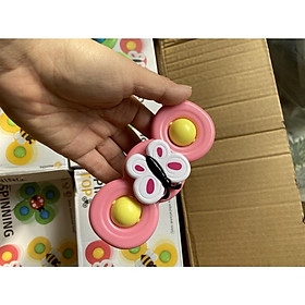 Sét 3 Con Quay Đồ Chơi Hình Cánh Hoa Dán Tường Cho Bé