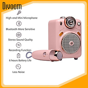Mua Loa Bluetooth Divoom Fairy-Ok công suất 10W kết hợp micro karaoke đa năng - Hàng chính hãng
