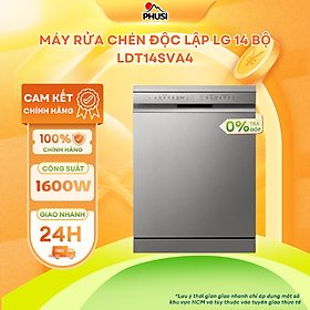 Máy Rửa Chén Độc Lập LG LDT14SVA4 - Hàng Chính Hãng 