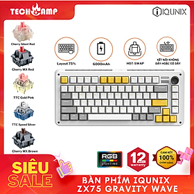 Mua Bàn phím IQUNIX  ZX75 Gravity Wave - Hàng chính hãng