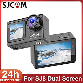 SJCAM SJ8 Camera hành động màn hình kép 4K 30FPS 20MP WiFi chống nước Tầm nhìn ban đêm DV Camera thể thao ngoài trời Màu sắc: Dành cho màn hình kép SJ8