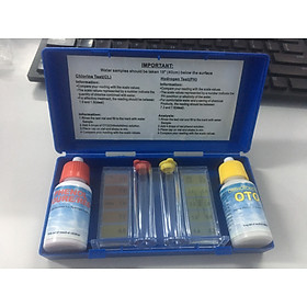 Mua Bộ test thử nước hồ bơi  OTO China  thử chỉ tiêu clo  đo pH nước hồ bơi  2 chai dung dich và 1 thang đo nông độ  hàng Trung Quốc