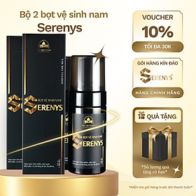 Bộ 2 Chai Bọt Vệ Sinh Nam Serenys 100ml – Làm Sạch & Hỗ Trợ Ngăn Ngừa Nấm Ngứa