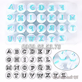 Mua Khuôn 10 số  26 chữ thường  chữ in hoa làm bánh Cookie  cutter  fondant  khuôn lò xo – Mã số 1909
