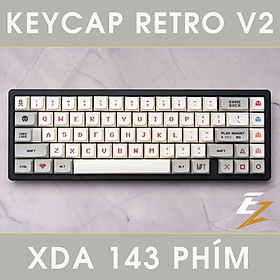 Mua Keycap Cho Bàn Phím Cơ RETRO GAMEBOY V2 Thick PBT Dyesub 143 Phím