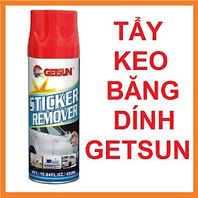 Chai xịt tẩy keo băng dính nhựa đường Getsun TI283