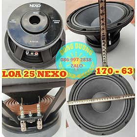 LOA BASS 25 CAO CẤP NEXO TỪ 170 COIL 63 - GIÁ 1 CẶP - CỦ LOA FULL 25