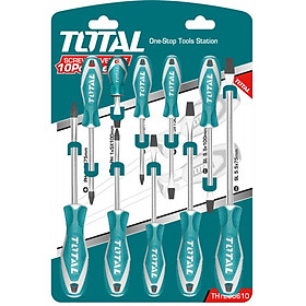 Mua Bộ 10 chi tiết tuốt nơ vít (tô vít) Total THT250610
