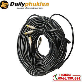 Mua Dây AV 2 ra 2 hai đầu hoa sen dài 30m