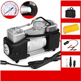 Bơm Ô Tô 2 Piston Xylanh AIR COMPRESSOR Công Suất Lớn Siêu Khỏe Siêu Nhanh