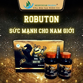 Bổ Thận Tráng Dương ROBUTON Với 8 Loại Thảo Dược Giúp Cải Thiện Sinh Lý Nam An Toàn, Hiệu Quả Hộp 30 Viên Nang