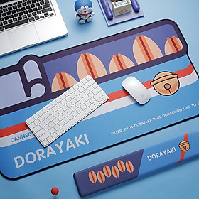 Miếng Lót Chuột Và Kê Tay Bàn Phím Kai Hình In 3D Doremon Mario PacMan Mẫu Mới 2022_ Hàng Chính Hãng