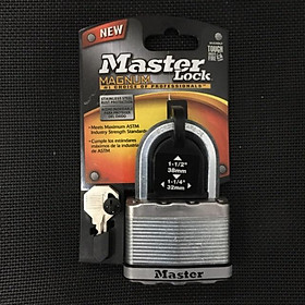 Khóa Master Lock M15X DLFHC Thân Thép Lá Rộng 64mm 2 Chìa răng Cưa