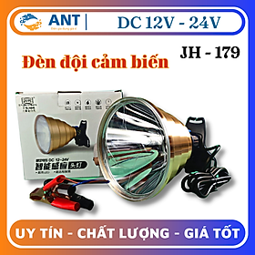 Đèn pin đội đầu siêu sáng, đèn đeo đầu JH-159 / 179 kẹp bình ác quy 12V sáng gom chiếu xa 200M, chóa 12cm / 14cm